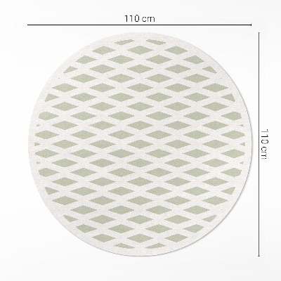 Kerek vinil szőnyeg Minimalista geometriai minta