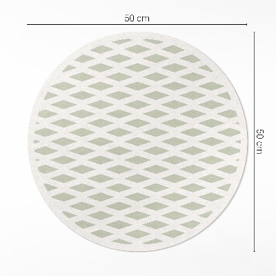 Kerek vinil szőnyeg Minimalista geometriai minta
