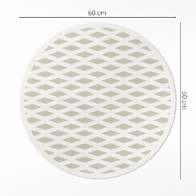 Kerek vinil szőnyeg Minimalista geometriai minta