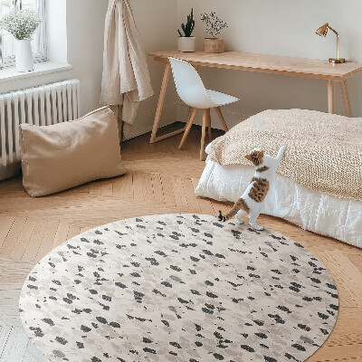 Kerek vinil szőnyeg Kőlap elegáns gres