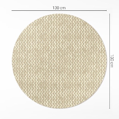 Kerek vinil szőnyeg Szabálytalan díszek design boho