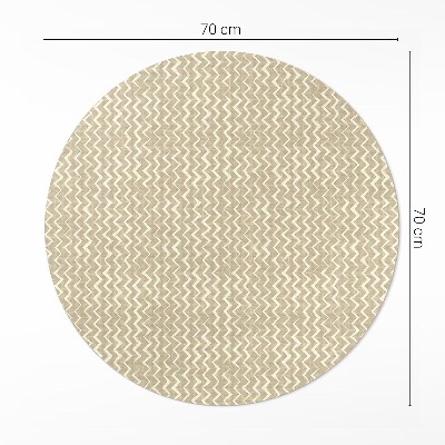 Kerek vinil szőnyeg Szabálytalan díszek design boho