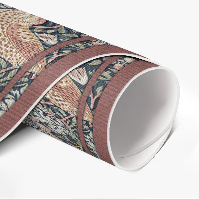 Kerek vinil szőnyeg Eper tolvaj William Morris