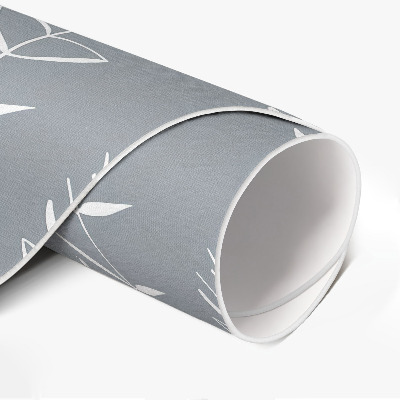 Kerek vinil szőnyeg Finom minimalista növények boho stílusban