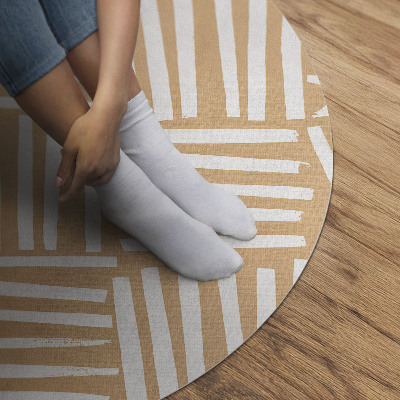 Kerek vinil szőnyeg Minimalista absztrakt boho minta