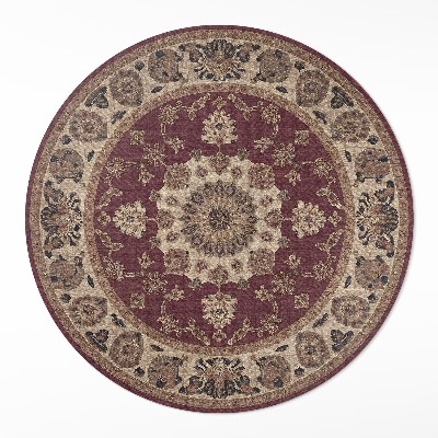 Kerek vinil szőnyeg Elegáns perzsa harmónia