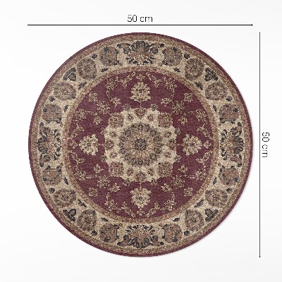 Kerek vinil szőnyeg Elegáns perzsa harmónia
