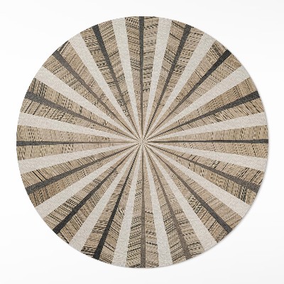 Kerek vinil szőnyeg Homokos geometria