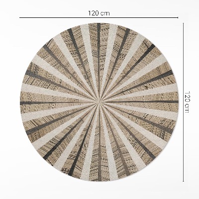 Kerek vinil szőnyeg Homokos geometria