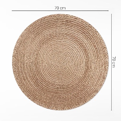 Kerek vinil szőnyeg Húrgeometria