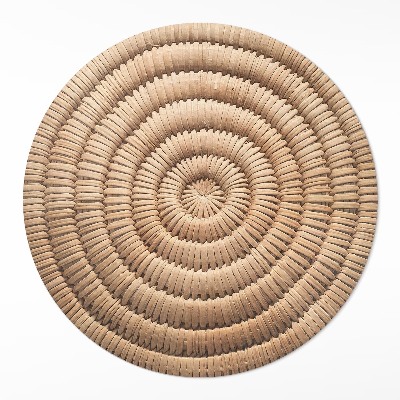 Kerek vinil szőnyeg Minimalista boho kötés