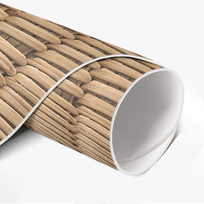 Kerek vinil szőnyeg Minimalista boho kötés