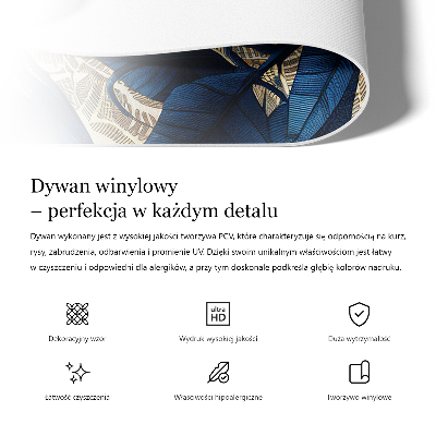 Pvc szőnyeg Azték stílusú, díszített szövet utánzat