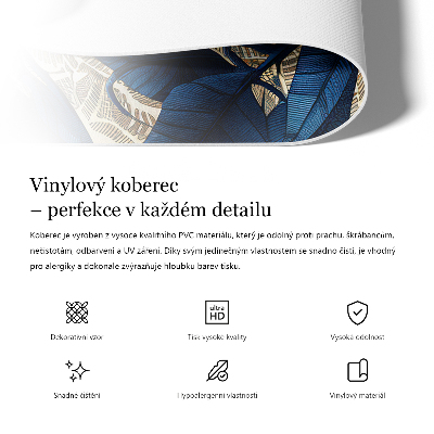 Pvc szőnyeg Azték stílusú, díszített szövet utánzat