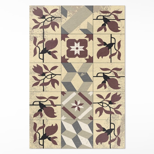 Vinil szőnyeg Magnolia Tile mintás mozaik