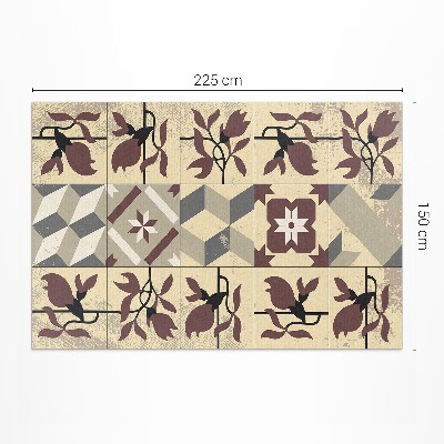 Vinil szőnyeg Magnolia Tile mintás mozaik