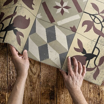 Vinil szőnyeg Magnolia Tile mintás mozaik