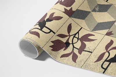 Vinil szőnyeg Magnolia Tile mintás mozaik
