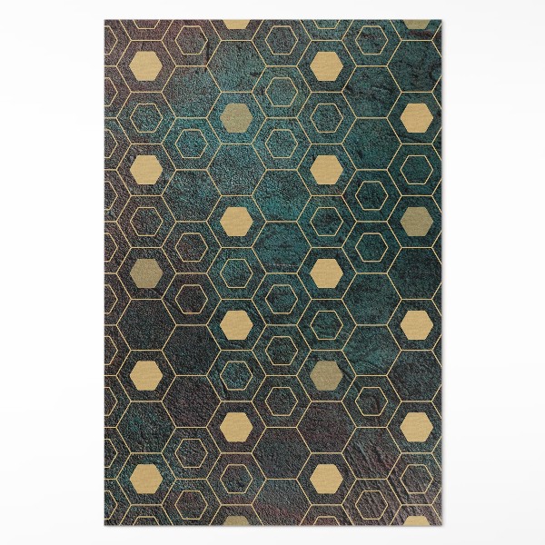 Vinil szőnyeg Hatszögletű minta modern design