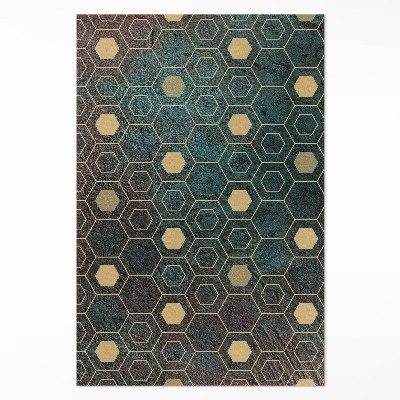 Vinil szőnyeg Hatszögletű minta modern design
