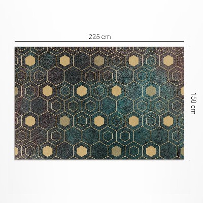 Vinil szőnyeg Hatszögletű minta modern design