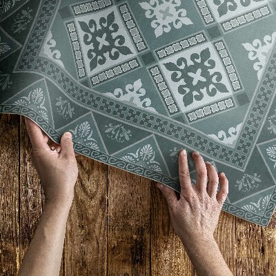 Mosható futószőnyeg Geometria és díszítő díszítő mozaik