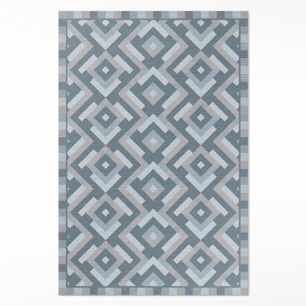 Mosható futószőnyeg Azték geometriai minta vintage boho