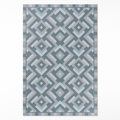 Mosható futószőnyeg Azték geometriai minta vintage boho