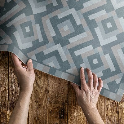 Mosható futószőnyeg Azték geometriai minta vintage boho