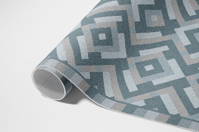 Mosható futószőnyeg Azték geometriai minta vintage boho