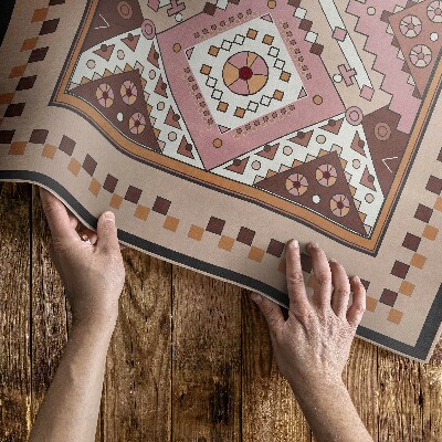 Vinil szőnyeg Marokkói mintás geometriai dísz