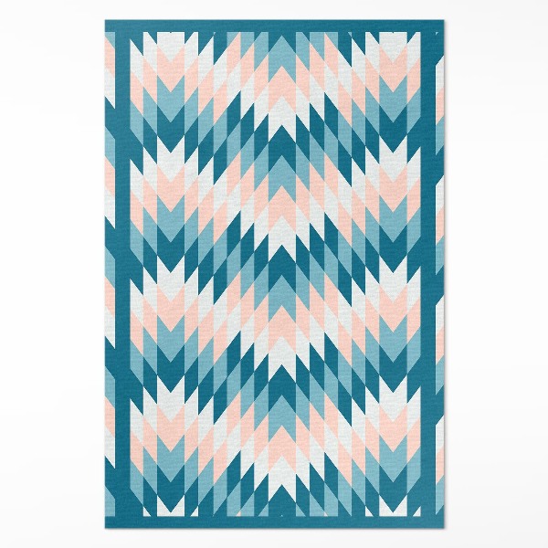 Pvc futószőnyeg Geometrikus halszálkás modern design