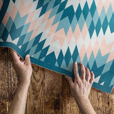 Pvc futószőnyeg Geometrikus halszálkás modern design