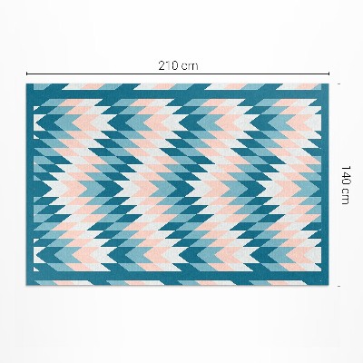 Pvc futószőnyeg Geometrikus halszálkás modern design