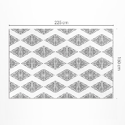 Vinil szőnyeg Geometrikus gyémánt indiai minta