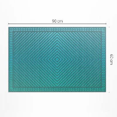 Mosható futószőnyeg Geometrikus gyémánt modern vonalak