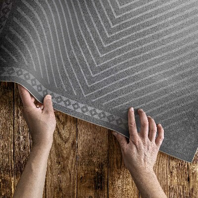 Műanyag szőnyeg Geometriai gyémánt designer vonalak