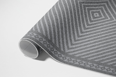 Műanyag szőnyeg Geometriai gyémánt designer vonalak