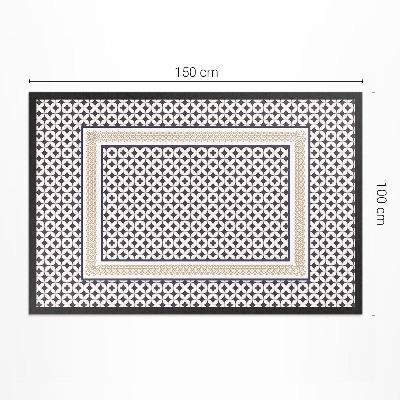 Mosható futószőnyeg Geometrikus copf elegáns mozaik