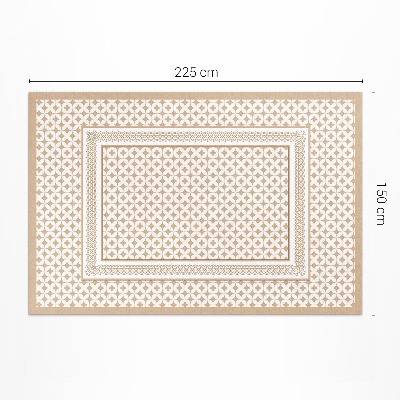 Műanyag szőnyeg Geometrikus copf mozaikos csillogás