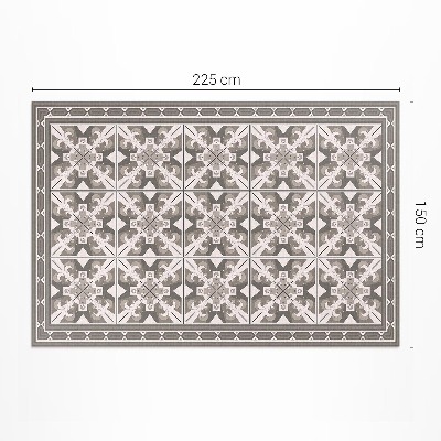 Pvc szőnyeg Geometrikus rombusz díszítő csempe