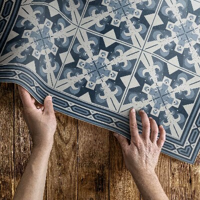 Vinil szőnyeg Geometrikus rombusz díszítő csempe
