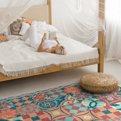 Pvc szőnyeg portugál retro shabby csempe