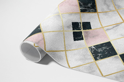 Mosható futószőnyeg gyönyörű márvány kő csempe
