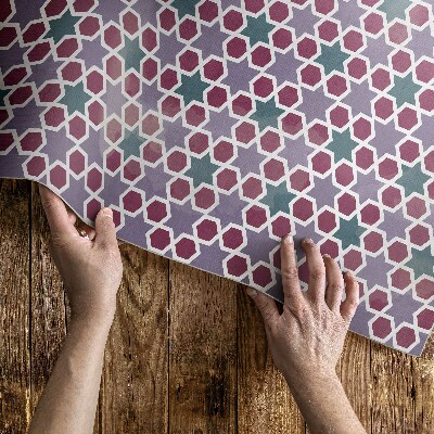 Pvc szőnyeg Geometrikus csillagok apró mozaik