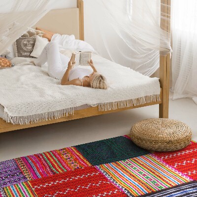 Pvc szőnyeg Török patchwork mintás szerkezet