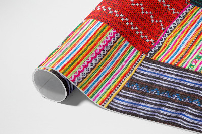 Pvc szőnyeg Török patchwork mintás szerkezet