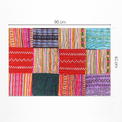 Pvc szőnyeg Török patchwork mintás szerkezet