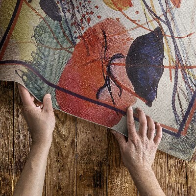 Vinil szőnyeg Wassily Kandinsky színes akvarellje