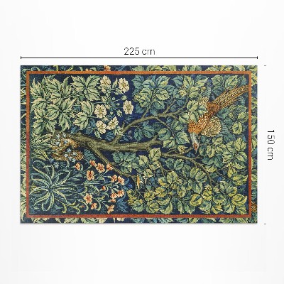 Műanyag szőnyeg William Morris és John Henry kerti minta